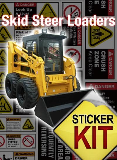 skid steer loader warning